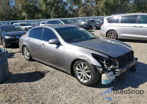 2008 Infinity G35 Base z USA, uszkodzony, nr VIN JNKBV61E18M218989